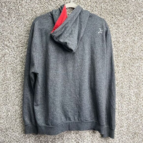 Orangetheory Jacket Men’s Large Grey Full Zip Up Hooded - Picture 5 of 6